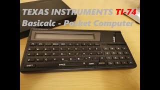 Texas Instruments TI-74 Basicalc 8-bit Pocket Computer