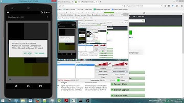 ScreenCast for Modern Art UI Android Application
