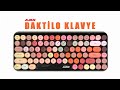 Ajazz 308i Retro Kablosuz Klavye - #ajazz