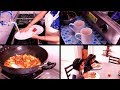 INDIAN EVENING TO NIGHT ROUTINE | KITCHEN CLEANING, EVENING TEA, INDIAN DINNER PREPARATION