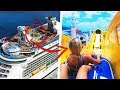 CRAZY WATERSLIDES on a Cruise Ship!