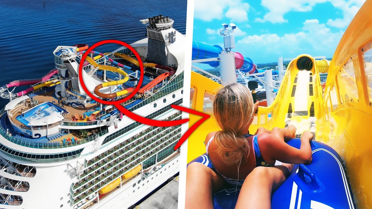 CRAZY WATERSLIDES on a Cruise Ship!