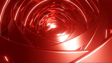 Moving red circle abstract background Animation 3D Blender 2.8 with music - AJS Production