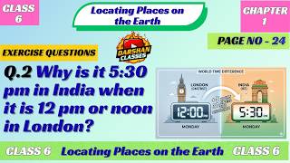 Why is it 5 30 pm in India and 12 noon in London
