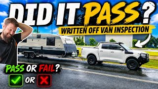 DID IT PASS?! Written-Off Caravan Hits Inspection Day (Nervous Towing Test) DID IT PASS?! Written-Off Caravan Hits Inspection Day (Nervous Towing Test)