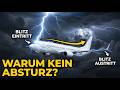 Warum Flugzeuge nicht durch Blitzeinschlag abstürzen