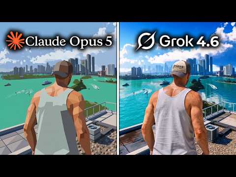 Thumbnail for Claude vs Grok Make GTA 6 From Scratch