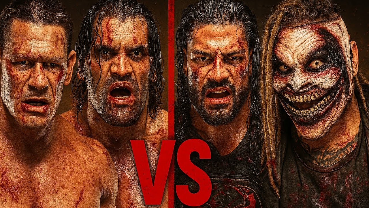 Monsters | Romanreigns vs Great Khali vs John Cena vs The Fiend | WWE 2K25 | 