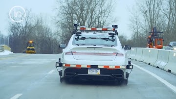 A Drive on the American Center for Mobility Highway Loop