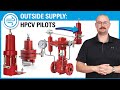 ZERO EMISSION Control Valve Pressure Pilots with Liquid Nitrogen Outside Supply