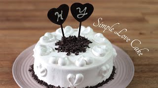 How to make Simple Valentines day Cake for Beginners | Step by Step screenshot 2