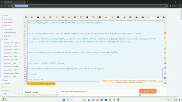 How to compress pdf files using python
