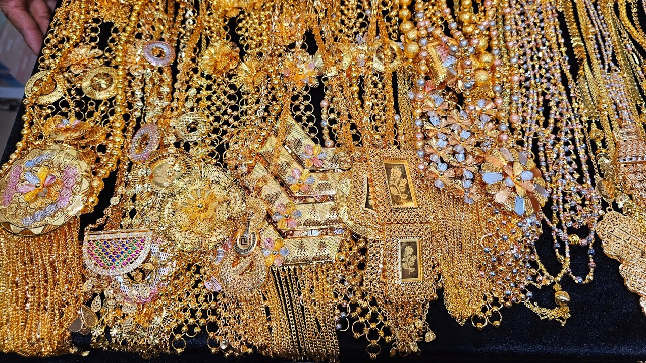 Купите дубайские золотые украшения различных дизайнов по низким ценам||Новые дизайнерские дубайск...