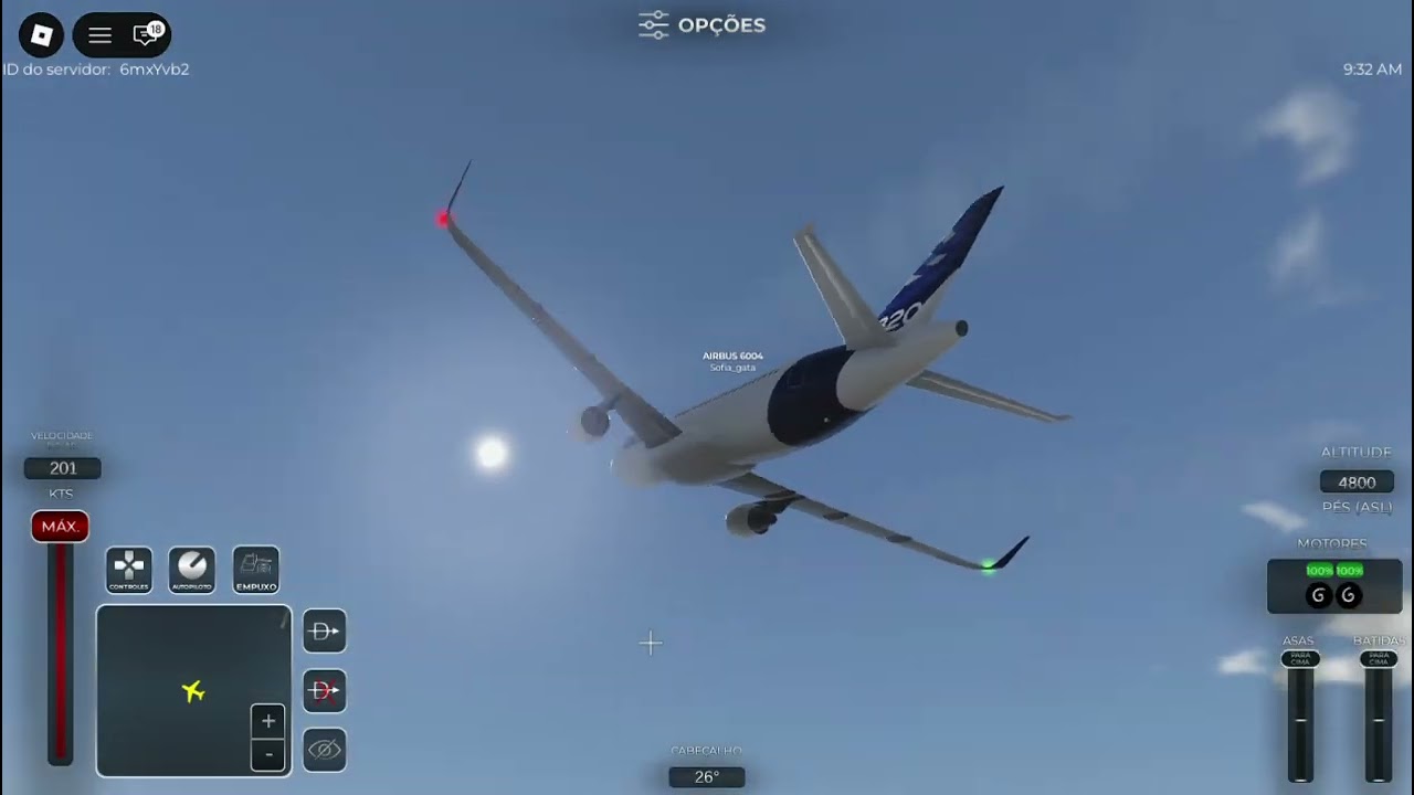 jogando Project Flight e fazendo pousos e decolagems