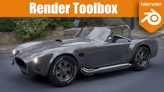 Realistic rendering using Render Toolbox blender add-on