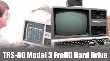 The "Well Loved" TRS-80 Model 3 gets a Hard Drive #SepTandy