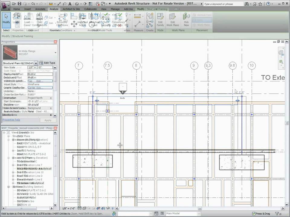 What S New In Revit Structure 2018 Ytical Model Enhancements You Ytical Model Enhancements, How To Create A Basement Level In Revit