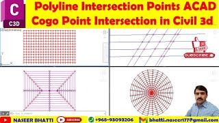 Create points at polyline intersection in AutoCAD | Cogo points at polyline intersection in Civil 3d Net Worth