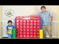 Giant Connect 4 Family Game with 1 hour Kids Activities with Ryan