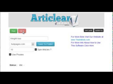 Articlear - Article Scraping Machine
