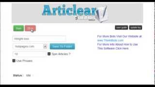 Articlear - Article Scraping Machine