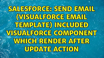 Send email (Visualforce Email Template) included Visualforce component which render after update...