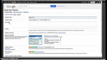 How to add a Google Calendar to your Wiki