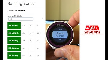 Setting HR zones in Garmin FR220