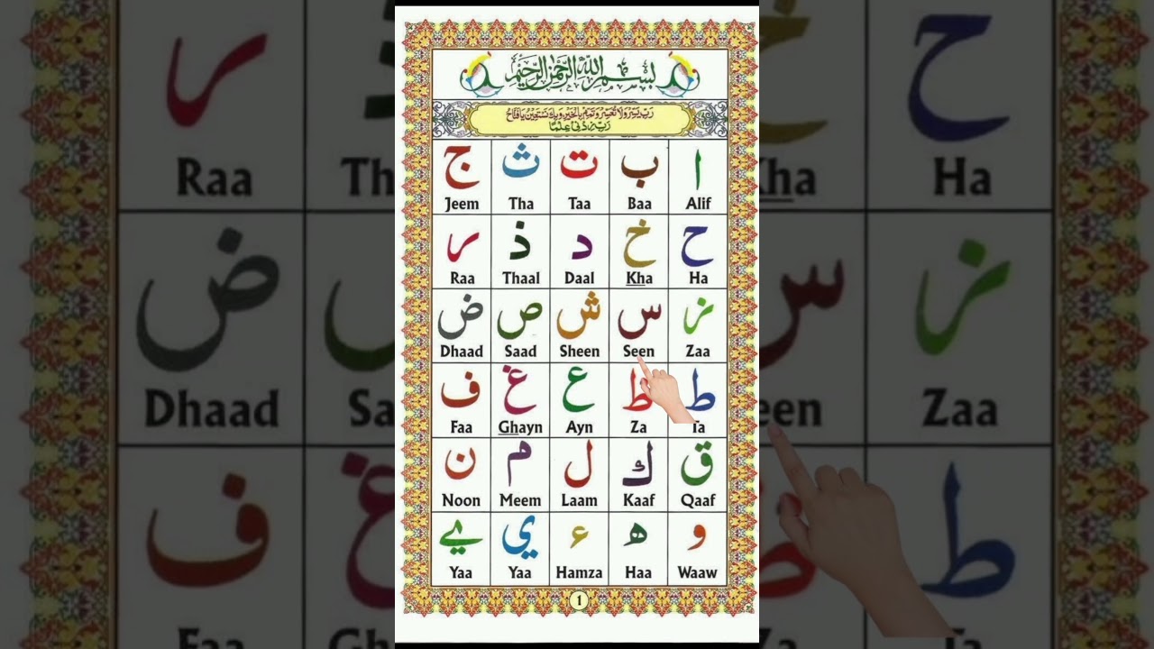 Alif Baa Taa | Arabic Alphabet | Learn Arabic Letters | Quran Learning