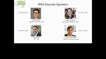 Introduction to iRNA track - iRNA - ISMB 2024