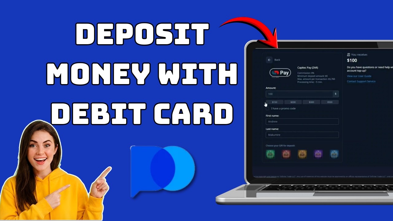 How To Deposit Money On Pocket Option With Debit Card - YouTube