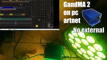 setup dmx artnet with GrandMA2 3.1.2.5