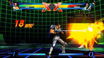 UMvC3 Chris Mid-Screen Combo Solo