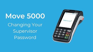 Move/5000 - Changing Your Supervisor Password