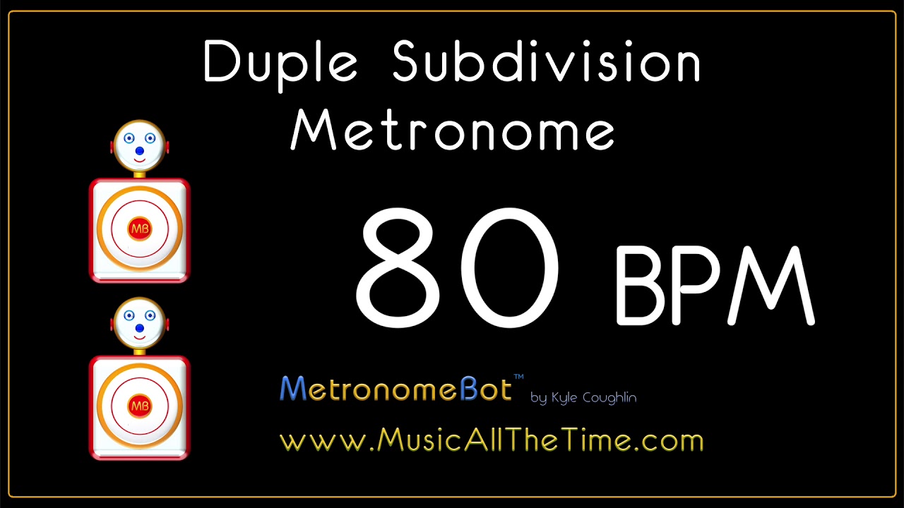 80 bpm metronome