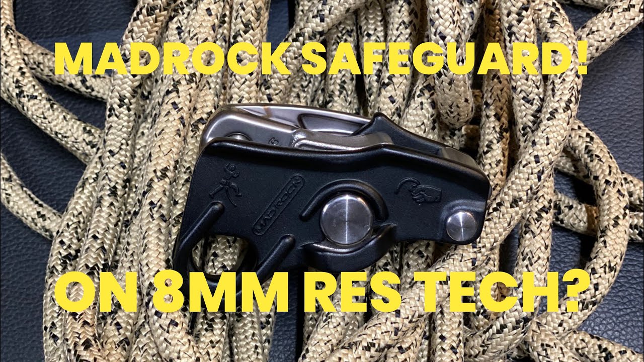 Will the Madrock Safeguard work on 8mm res tech rope? YouTube