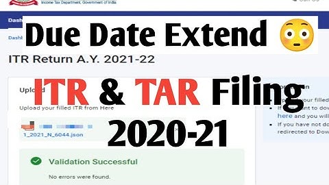 Due Date Extend - ITR Filing of FY 2020-21 | How to File Income Tax Return With / Without Form 16