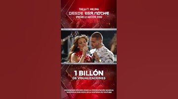 Thumbnail of Thalia Ft. Maluma - Desde Esa Noche 1 Billon de Reproducciones