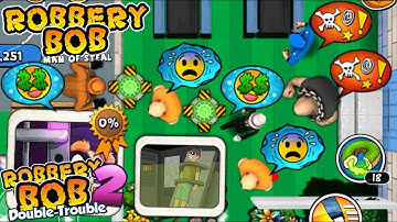 Robbery Bob - Prison vs Robbery Bob 2 Gameplay Walkthrough Ep 23
