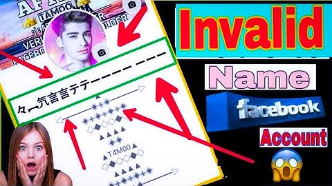 How To Create Invalid Stylish Name Facebook Account 2020 | Invalid Stylist Fb id ||Taimur Creations|