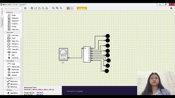 mengkonversi sinyal analog ke sinyal digital menggunakan Aplikasi simulIDE