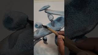 granulation through watercolors