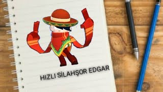 Hizli Silahsor Edgar Cizimi Quick Draw Edgar Drawing Brawl Stars Youtube - brawl stars hızlı silahşör edgar anime