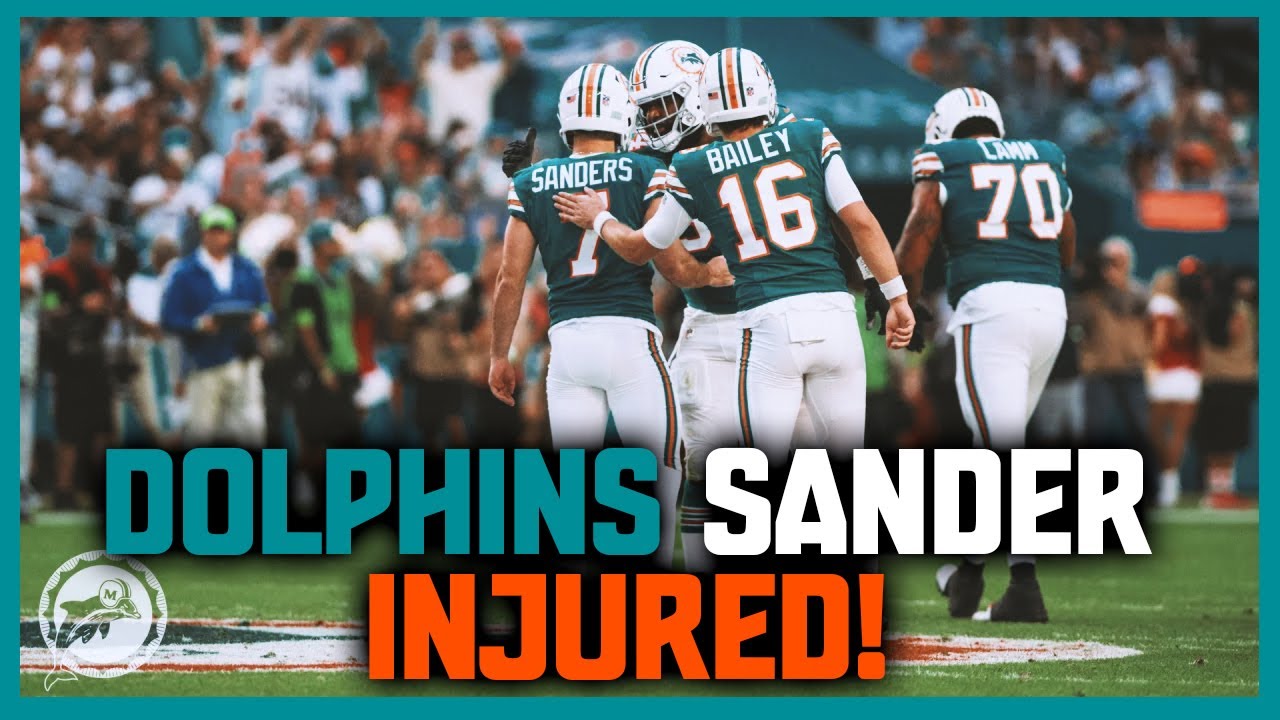 Miami Dolphins Jason Sanders To Be Out 4-5 Weeks! - YouTube