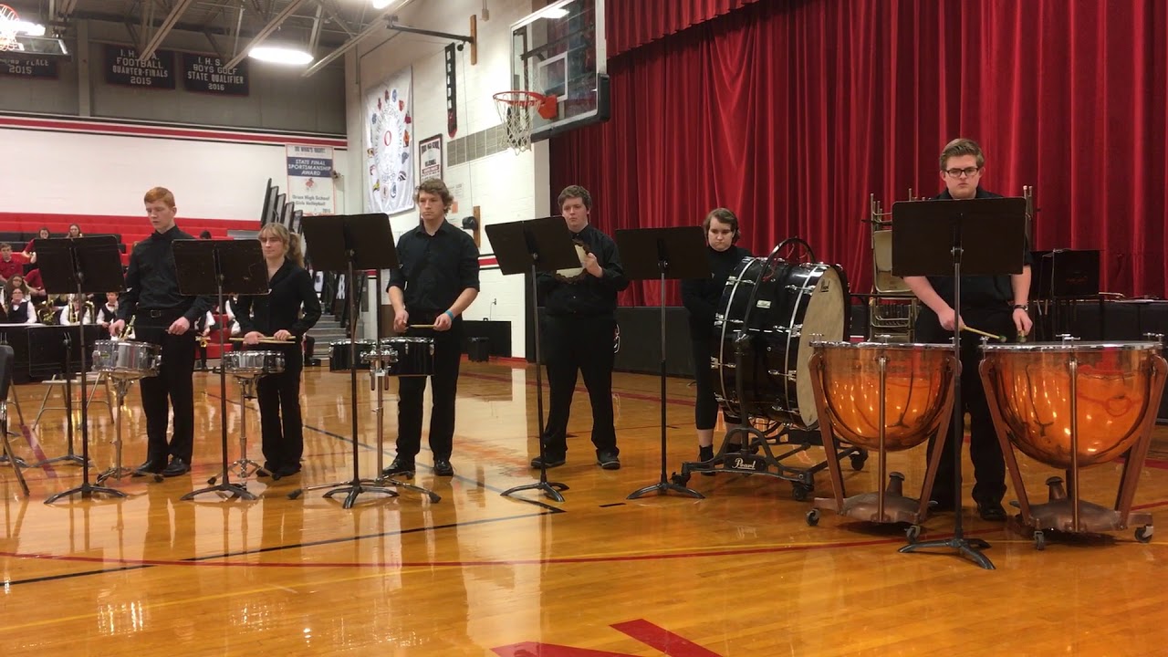 Orion High School percussion ensemble plays "Fugue" YouTube
