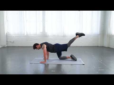 How to do a Tabletop Glute Kickback - Body by Kristi