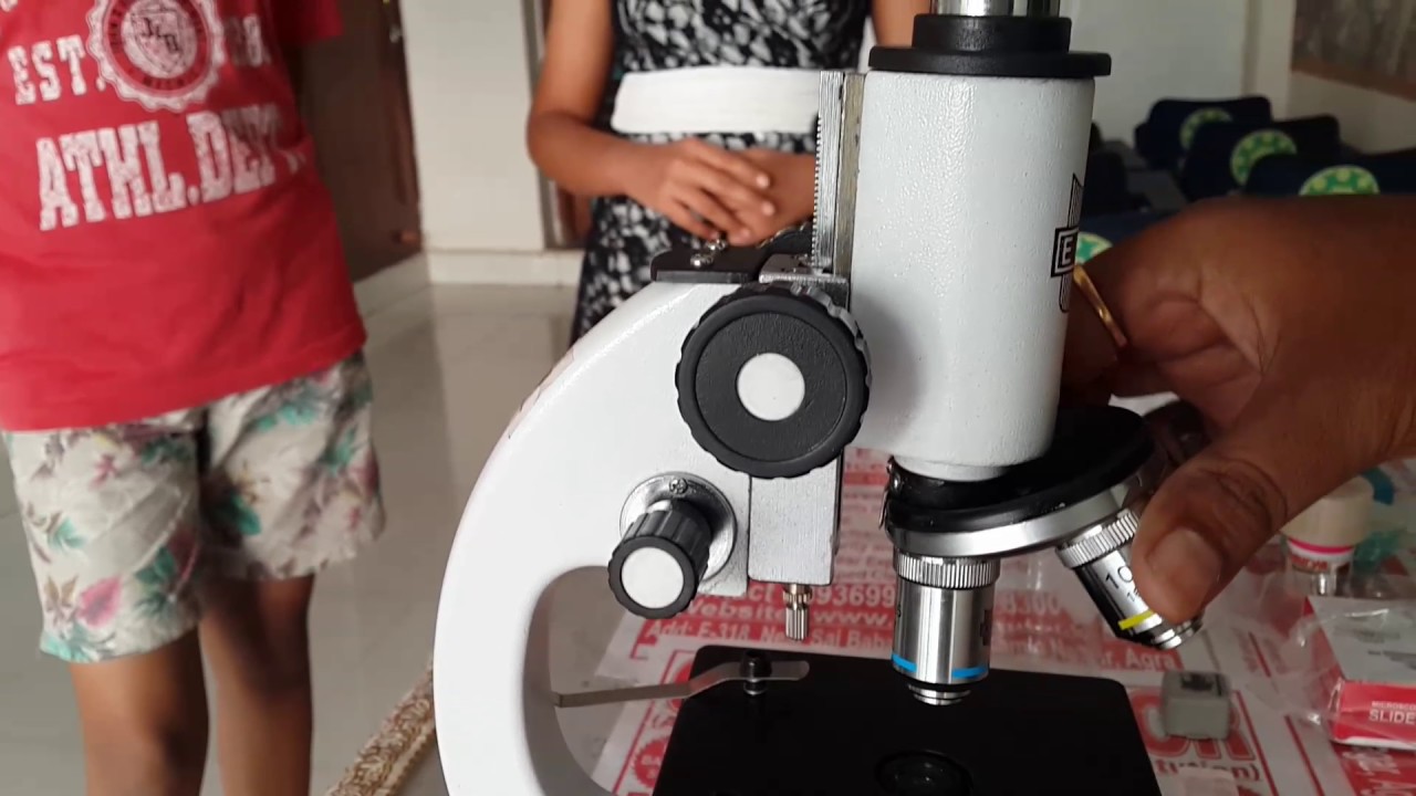 How to use microscope?( in hindi) YouTube