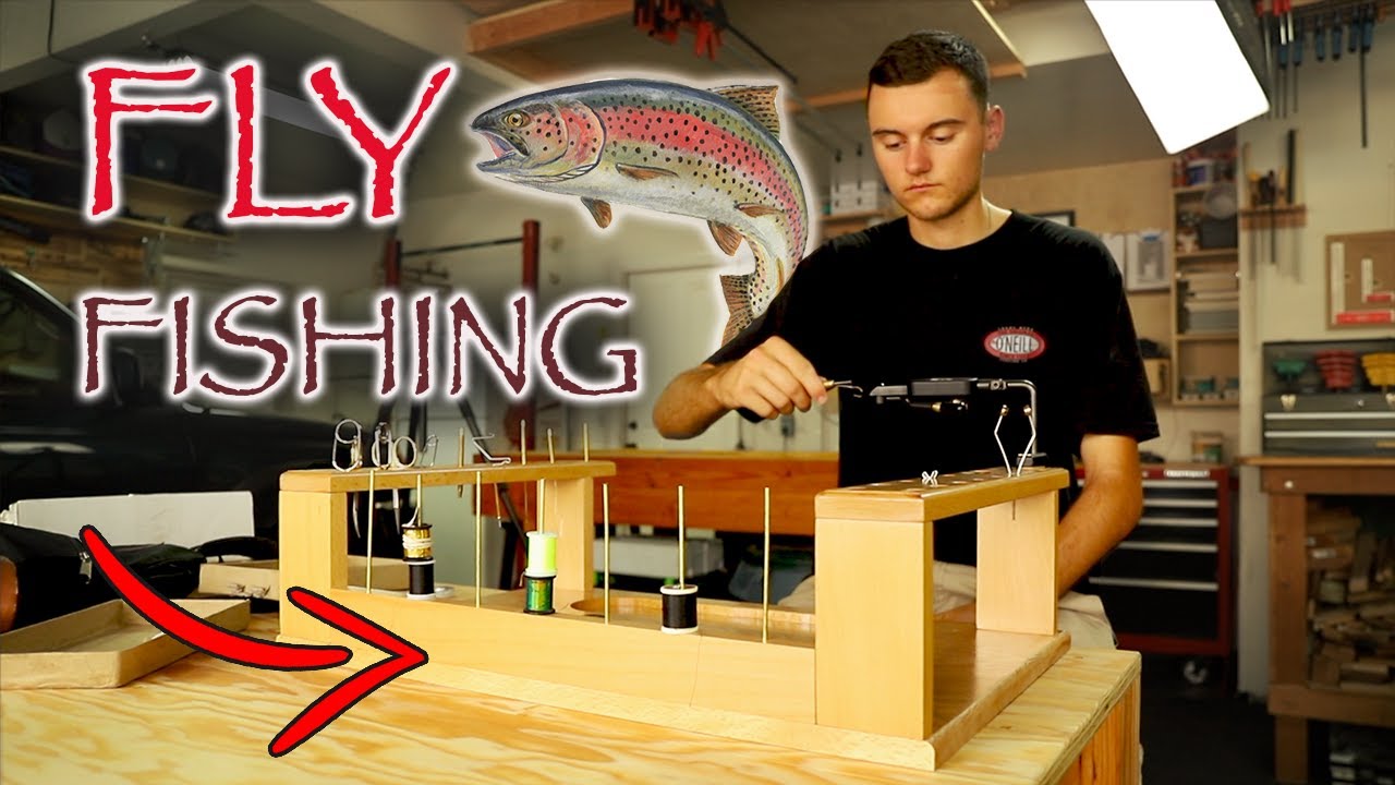 Making a Custom FLY FISHING Station!! 