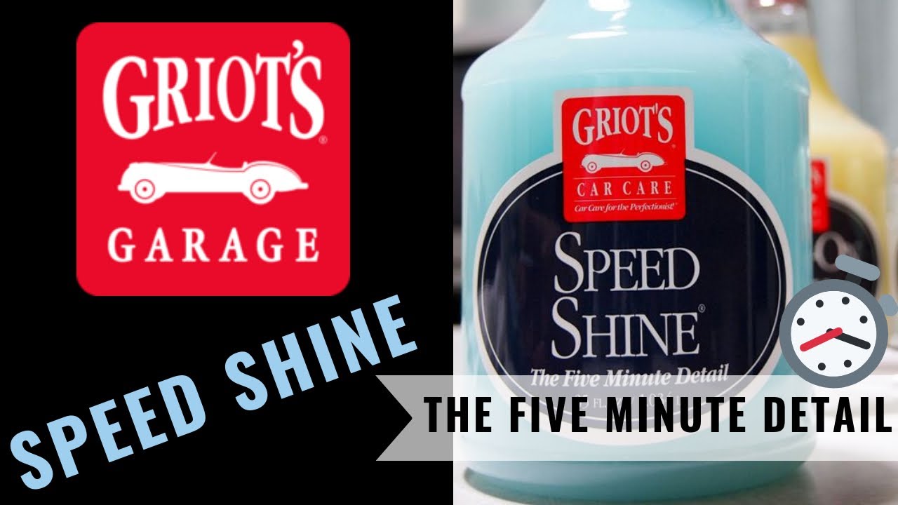GRIOT'S GARAGE - Speed Shine Review & Spray On Wax Review + UNBOXING 