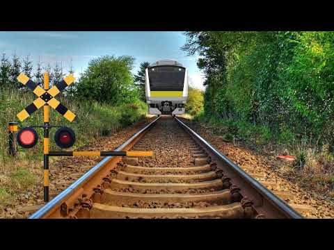 【踏切アニメ】ふみきりカンカンのお祭り 313 Railroad Crossing Festival 313